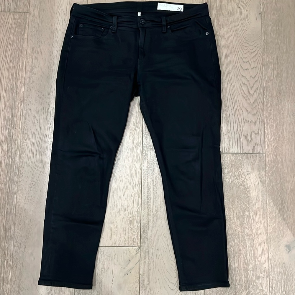 rag & bone Black Boyfriend Jeans